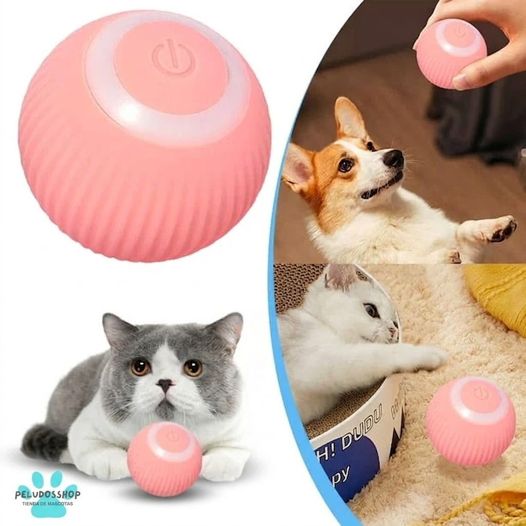 PELOTA INTERACTIVA PARA MASCOTAS – DIVERSIÓN INTELIGENTE Y MOVIMIENTO AUTOMÁTICO